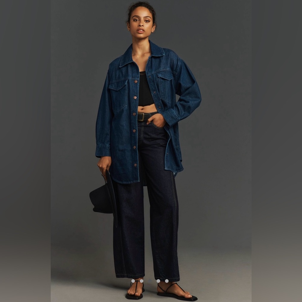 Pilcro Relaxed Denim Shacket